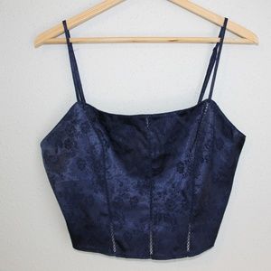 Victoria's Secret Blue Crop Top